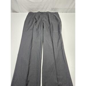 VTG John Alexander Dress Pants Mens 46x36 Gray Wool Pleated Big Tall USA